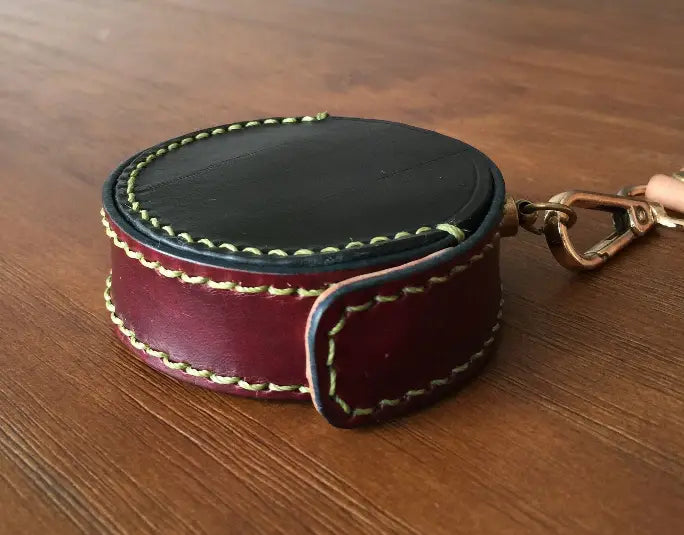 Printable DIY round coin bag pattern