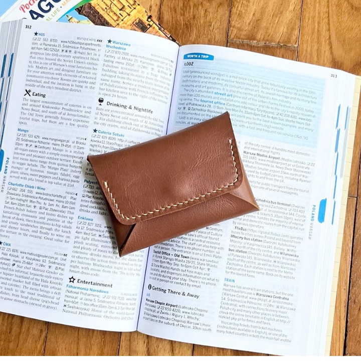 Leather Card Holder Pattern for card wallet, name card holder template, PDF Pattern for card holder, leather pattern, leathercraft pattern
