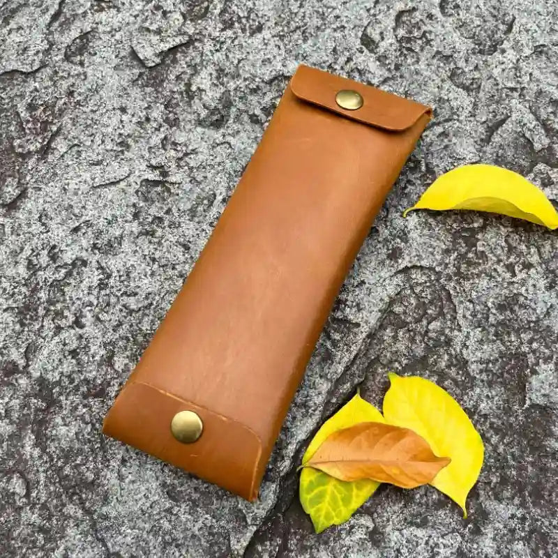 Leather Pattern for Pencil Holder, Make leather pen case with simple leather PDF