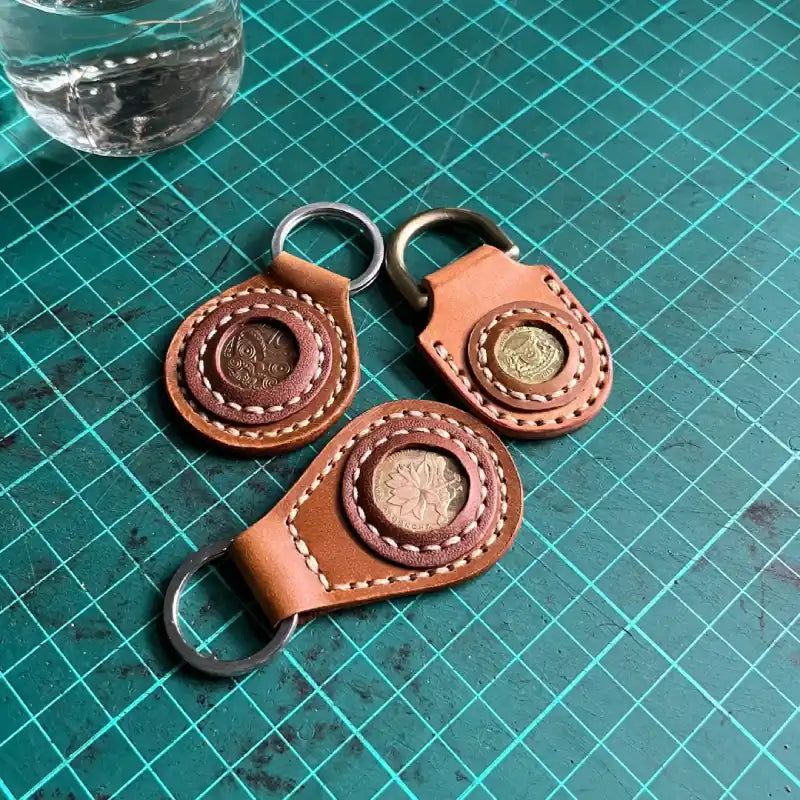 Leather pattern for Keychain, unique designs leather keychain pattern