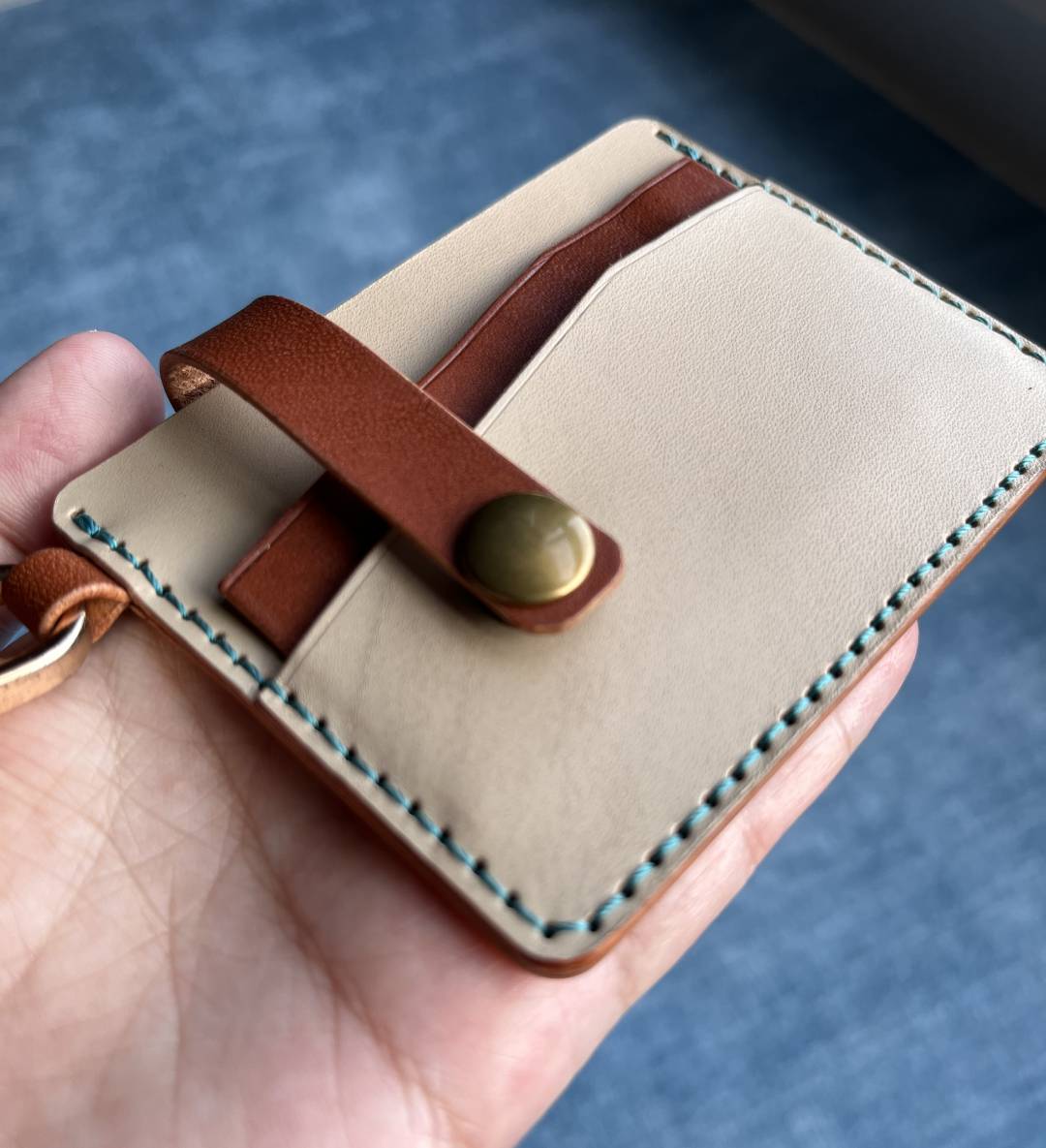 SVG laser cut file for leather card holder