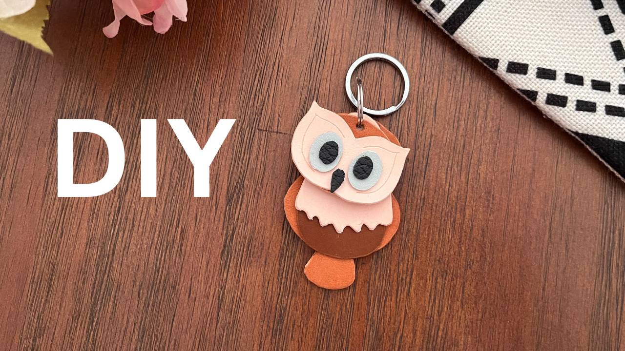 Easy Handmade Animal Keychain Pattern Set – Dog and Owl -DIY Leathercraft PDF (Copy)