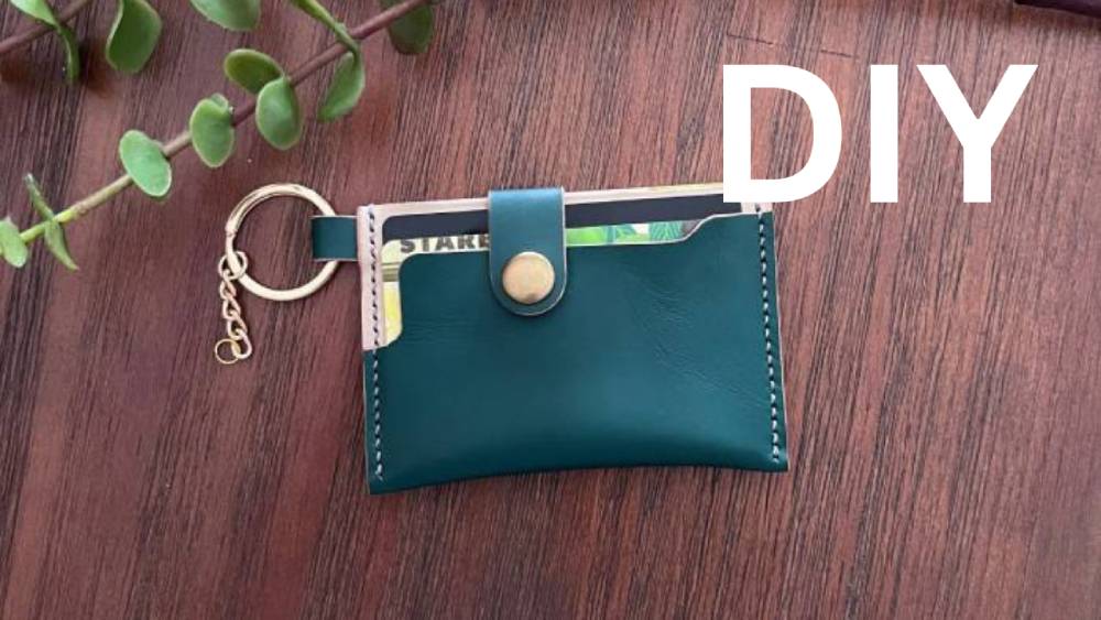 Handmade Corporate Card Holder Pattern file, Card wallet PDF pattern, leather card holder PDF template