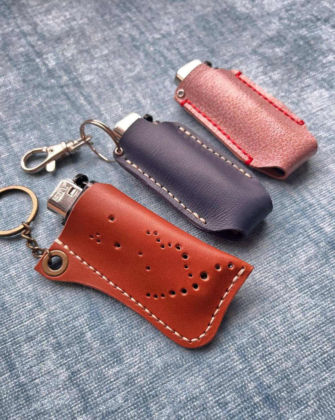 Leather Lighter Case Pattern: DIY Lighter Keychain Template (PDF, SVG, DXF) Digital Download