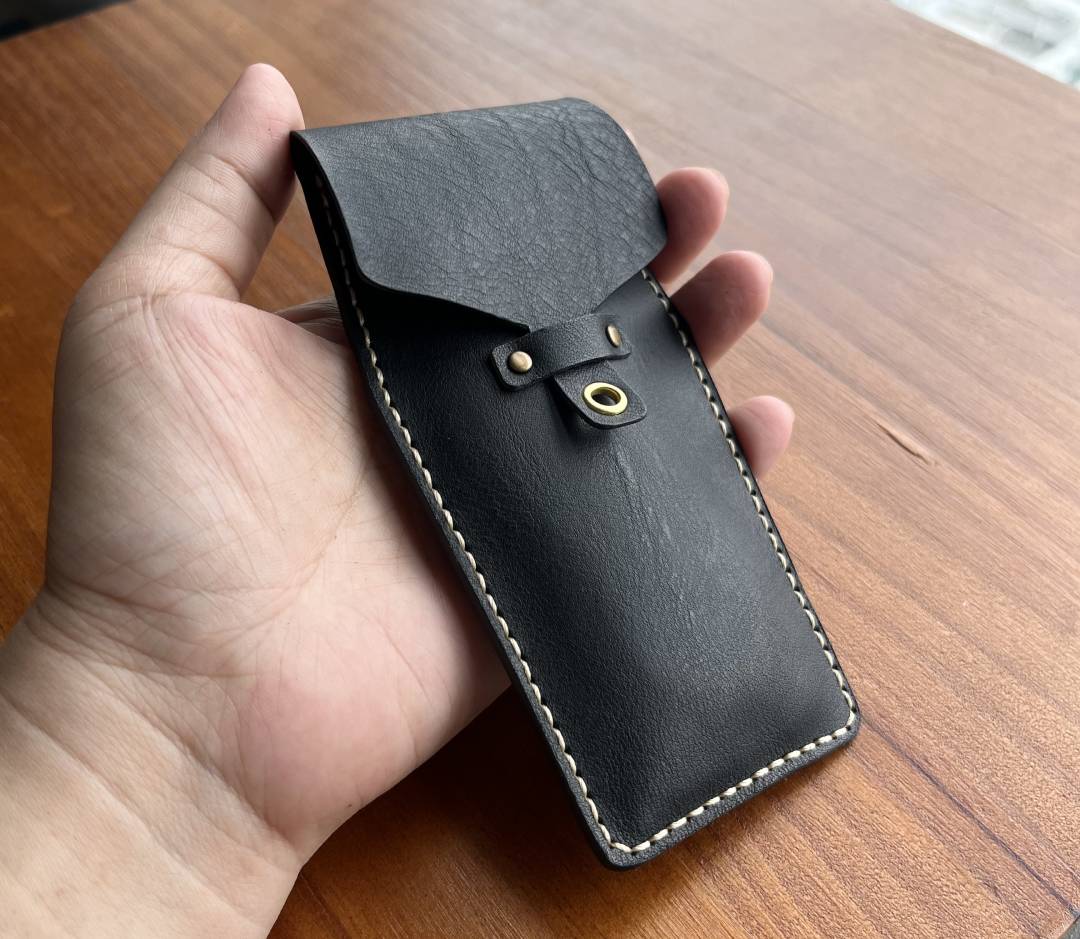 Watch sleeve handmade.