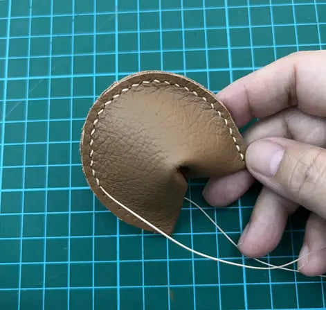 DIY Leathercraft Fortune Cookie Template, Laser Cut Bag Charm Template | Digital Download