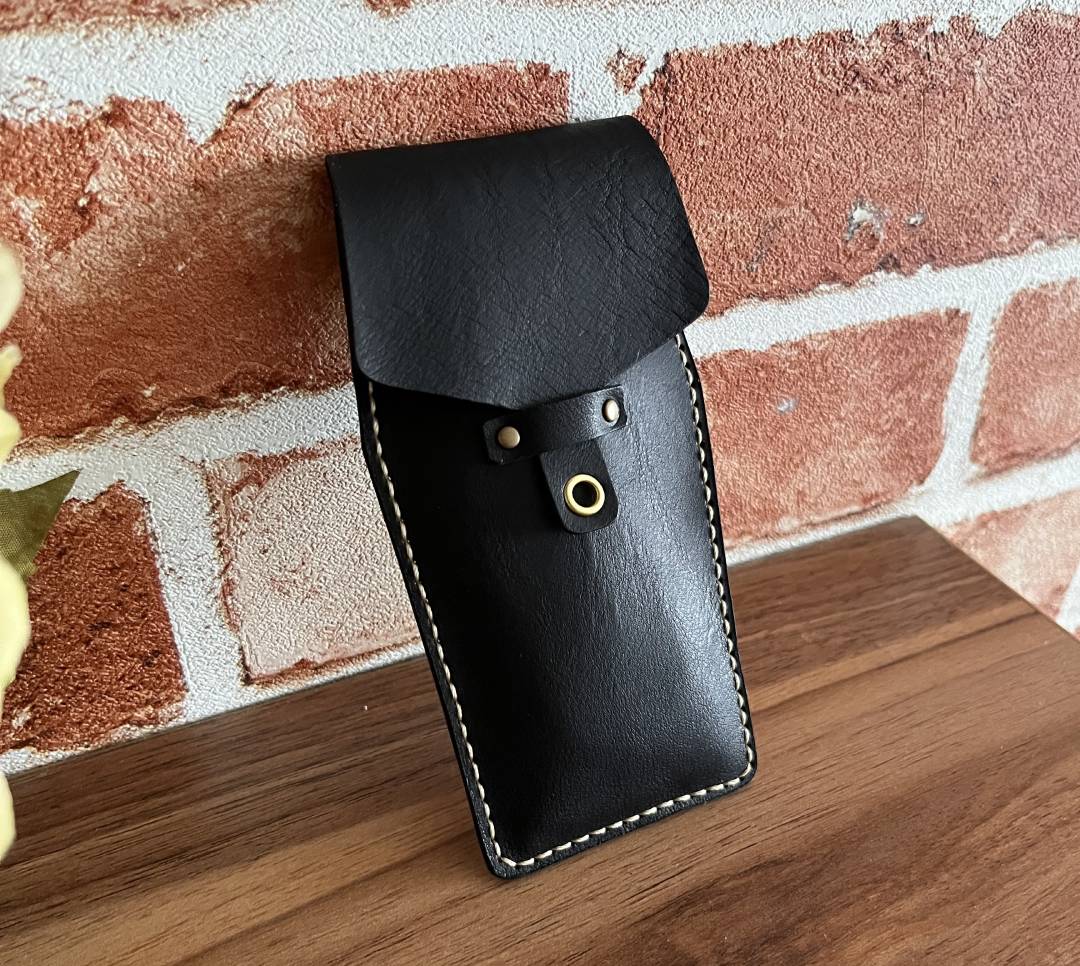 Easy Leather Watch Pouch Pattern | Coffin Watch Sleeve Template, PDF SVG DXF (Digital Download)