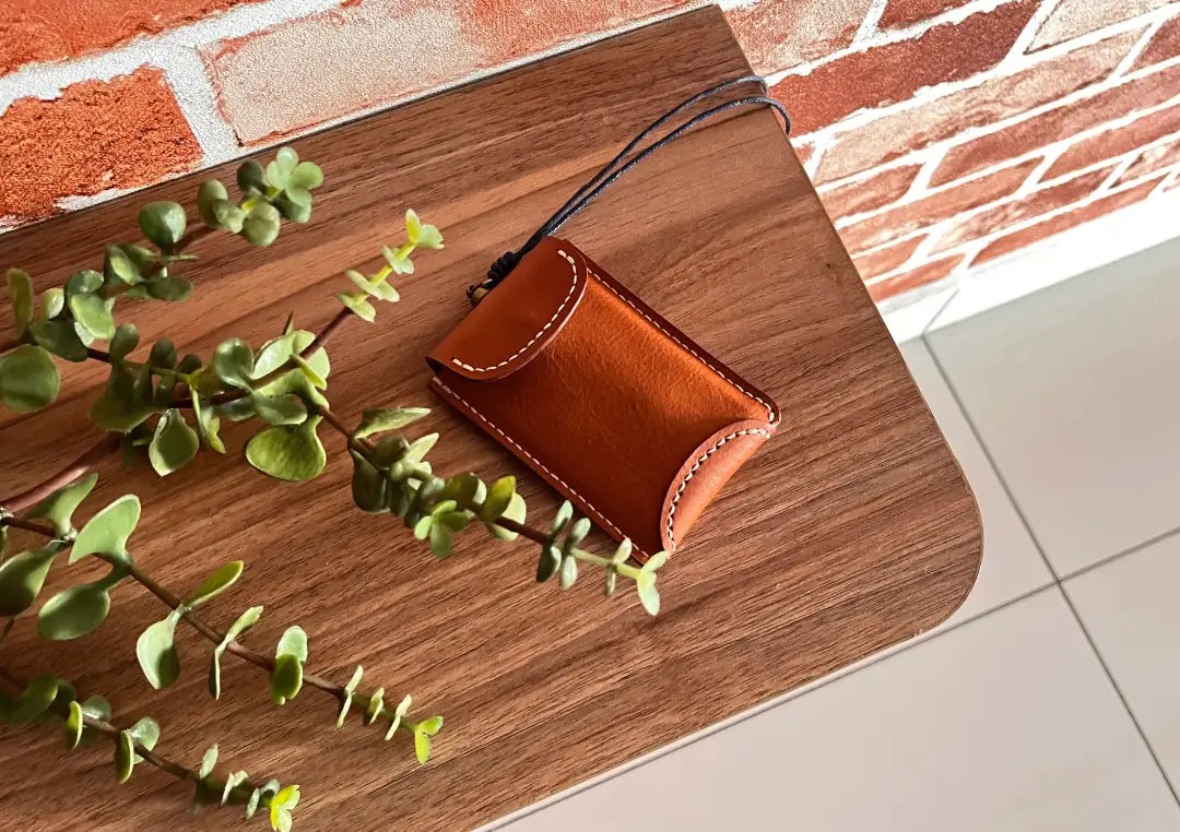 Minimalist Leather Card Holder Pattern - Digital Template (PDF, DXF, SVG)
