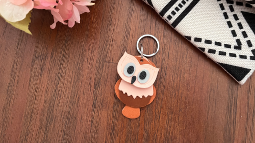 Easy Handmade Animal Keychain Pattern Set – Dog and Owl -DIY Leathercraft PDF (Copy)
