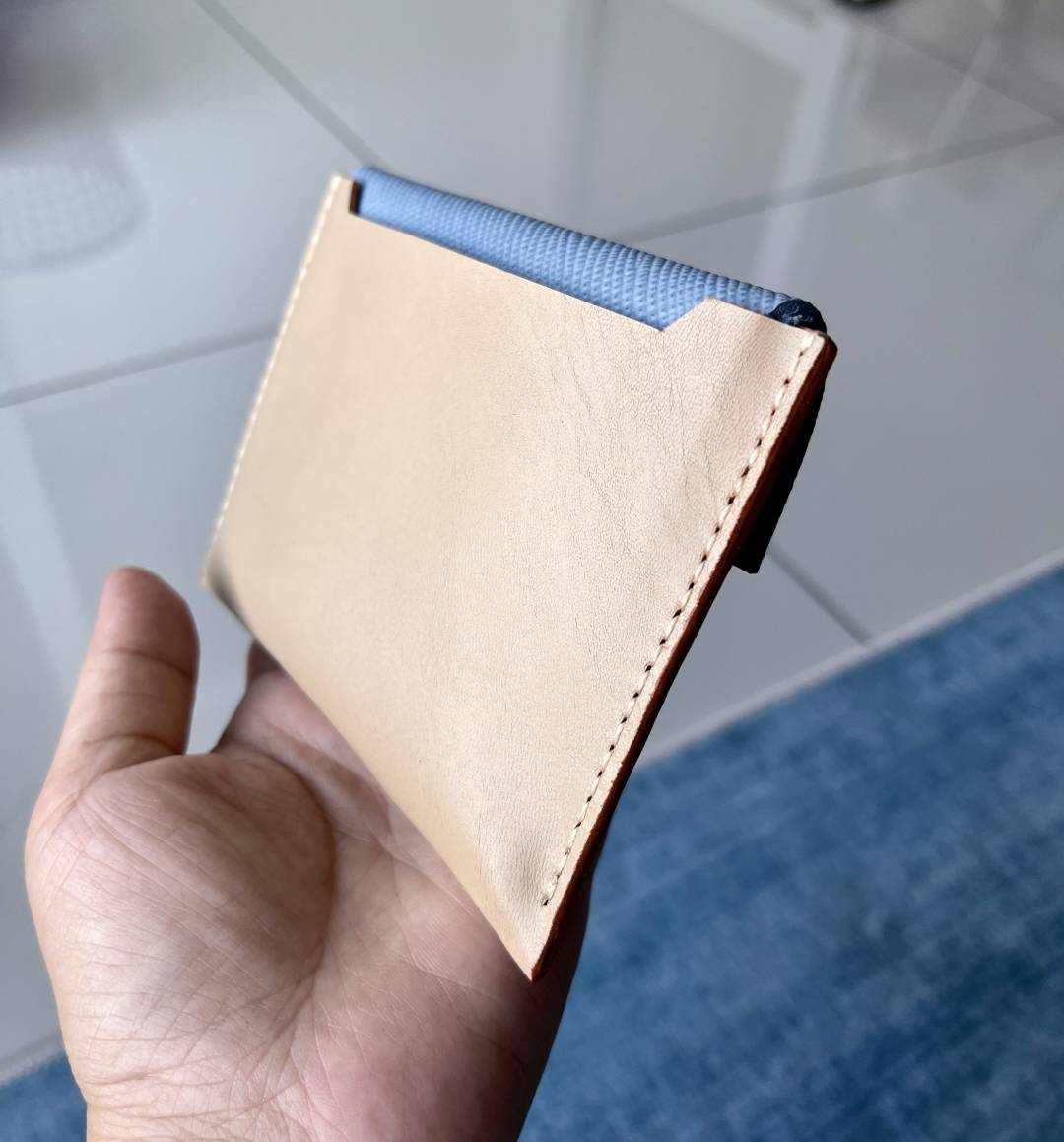 Minimalist Leather Wallet Pattern: DIY Two-Tone Card Holder (PDF, SVG, DXF) + Video Tutorial