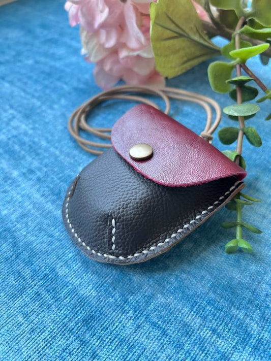 Small leather purse pattern, Small coin wallet pattern, Leather pattern for mini pouch, handmade small coin pouch template.