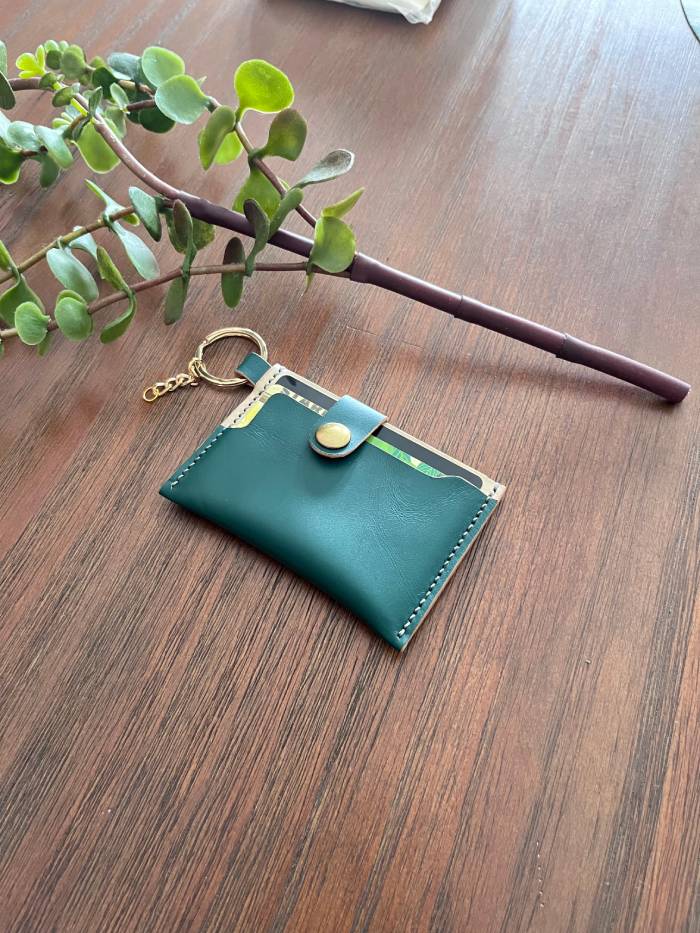 Handmade Corporate Card Holder Pattern file, Card wallet PDF pattern, leather card holder PDF template