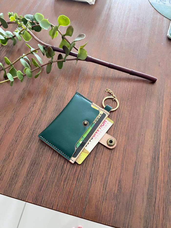 Handmade Corporate Card Holder Pattern file, Card wallet PDF pattern, leather card holder PDF template