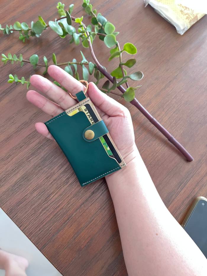 Handmade Corporate Card Holder Pattern file, Card wallet PDF pattern, leather card holder PDF template