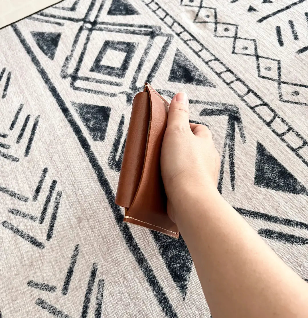 Minimalist Leather Card Holder: Digital Pattern (PDF, SVG, DXF) + Video Tutorial