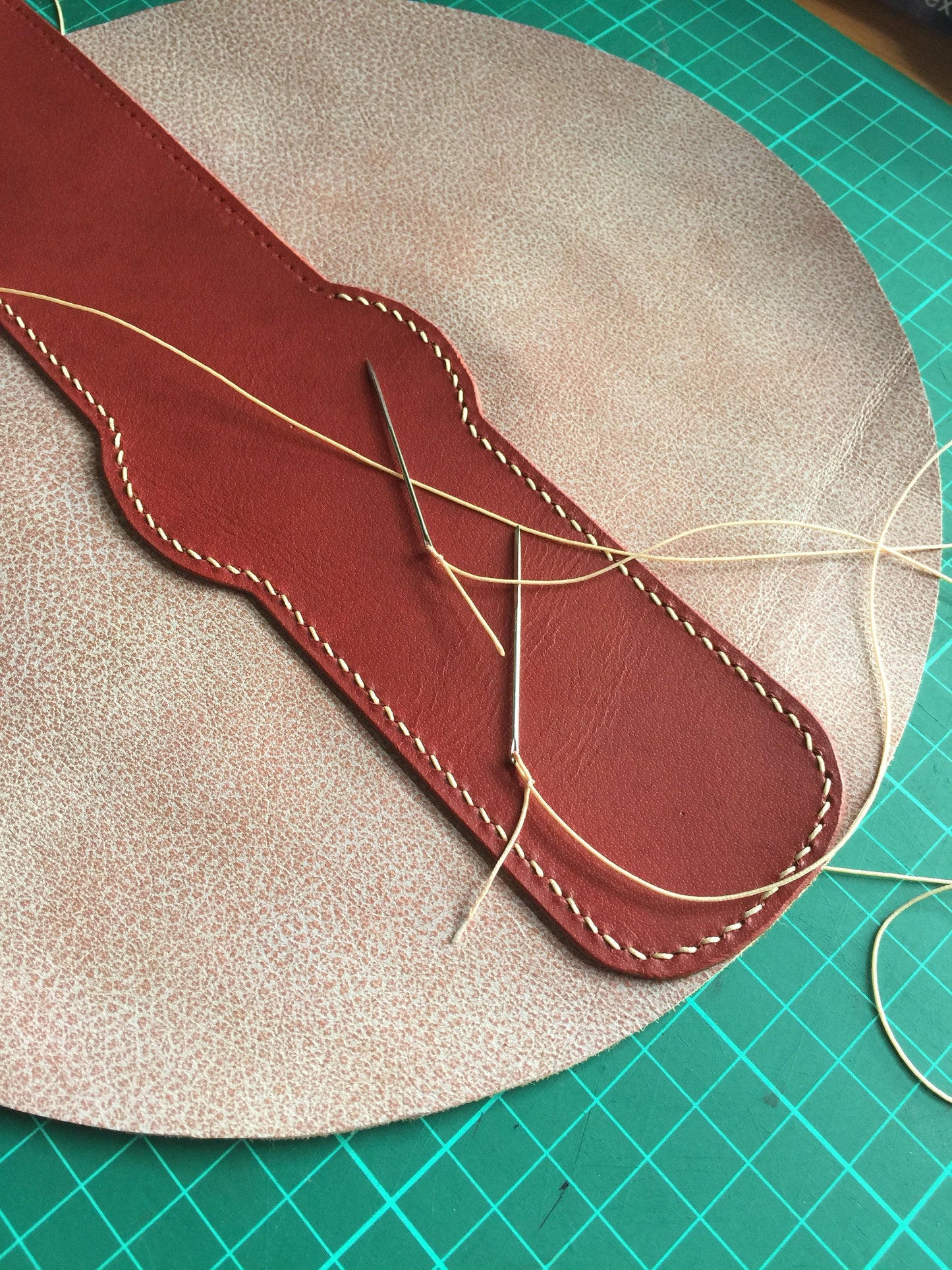 PATTERN for a Beautiful Mini Bucket Leather Bag