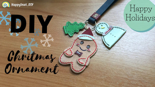 PATTERN for Christmas Ornaments [Ginger Bread Man - Christmas Tree - Snowman]