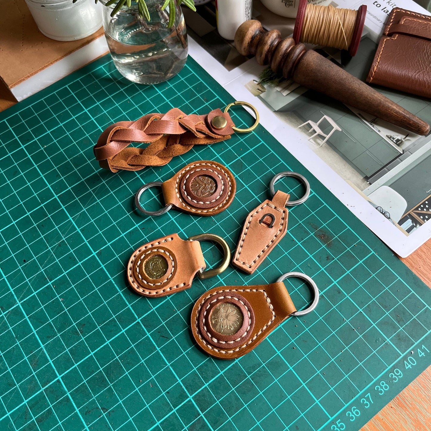 Leather keychain Pattern, Keychain template, Key fob template, leather keychain PDF, Keychain Pattern, Leatherwork Pattern, Leathercraft PDF