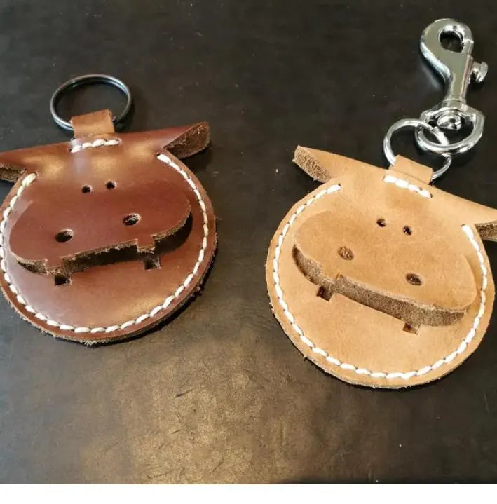 PATTERN for an Adorable Little Hippo Key Chain | Hippo Decorative