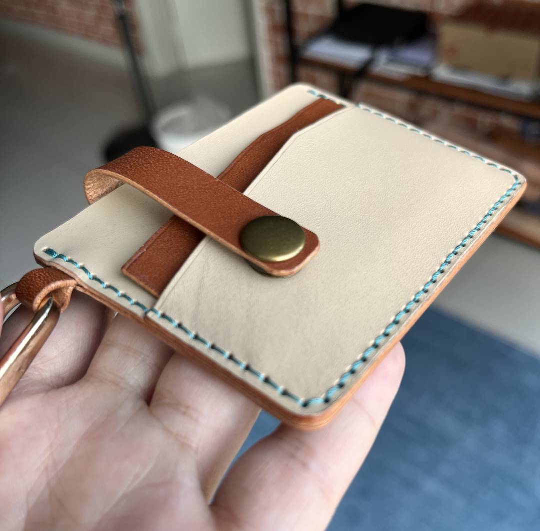 DIY Leather Card Holder Digital Pattern (PDF, SVG, DXF) | Minimalist Slim Wallet Template & Video Tutorial