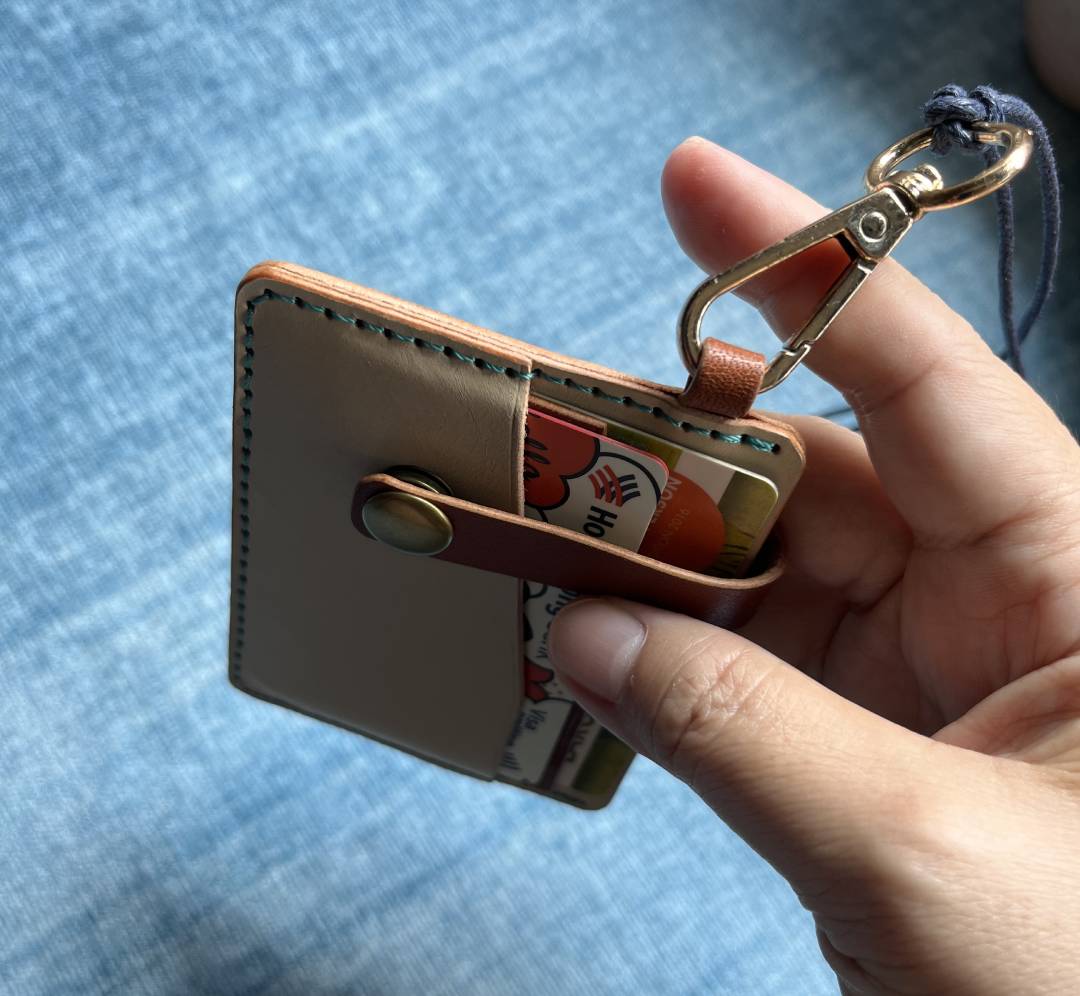 DIY Leather Card Holder Digital Pattern (PDF, SVG, DXF) | Minimalist Slim Wallet Template & Video Tutorial