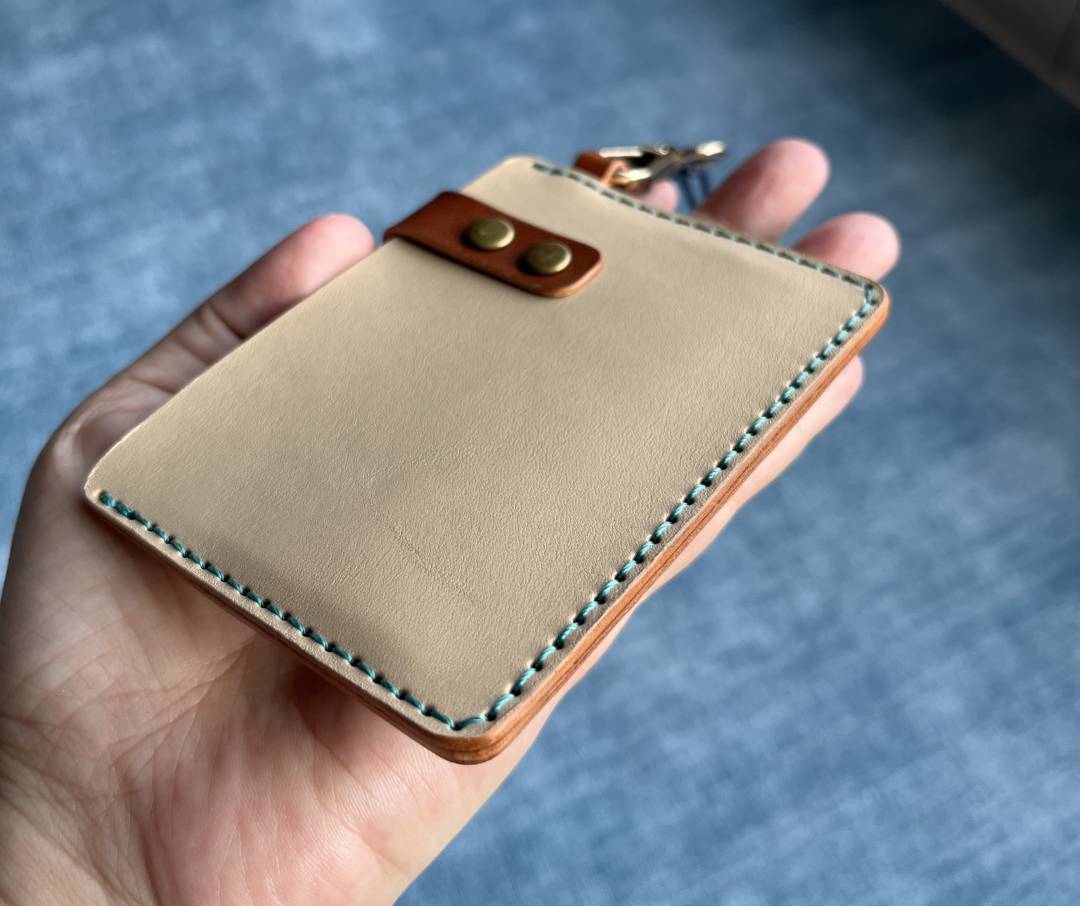 DIY Leather Card Holder Digital Pattern (PDF, SVG, DXF) | Minimalist Slim Wallet Template & Video Tutorial