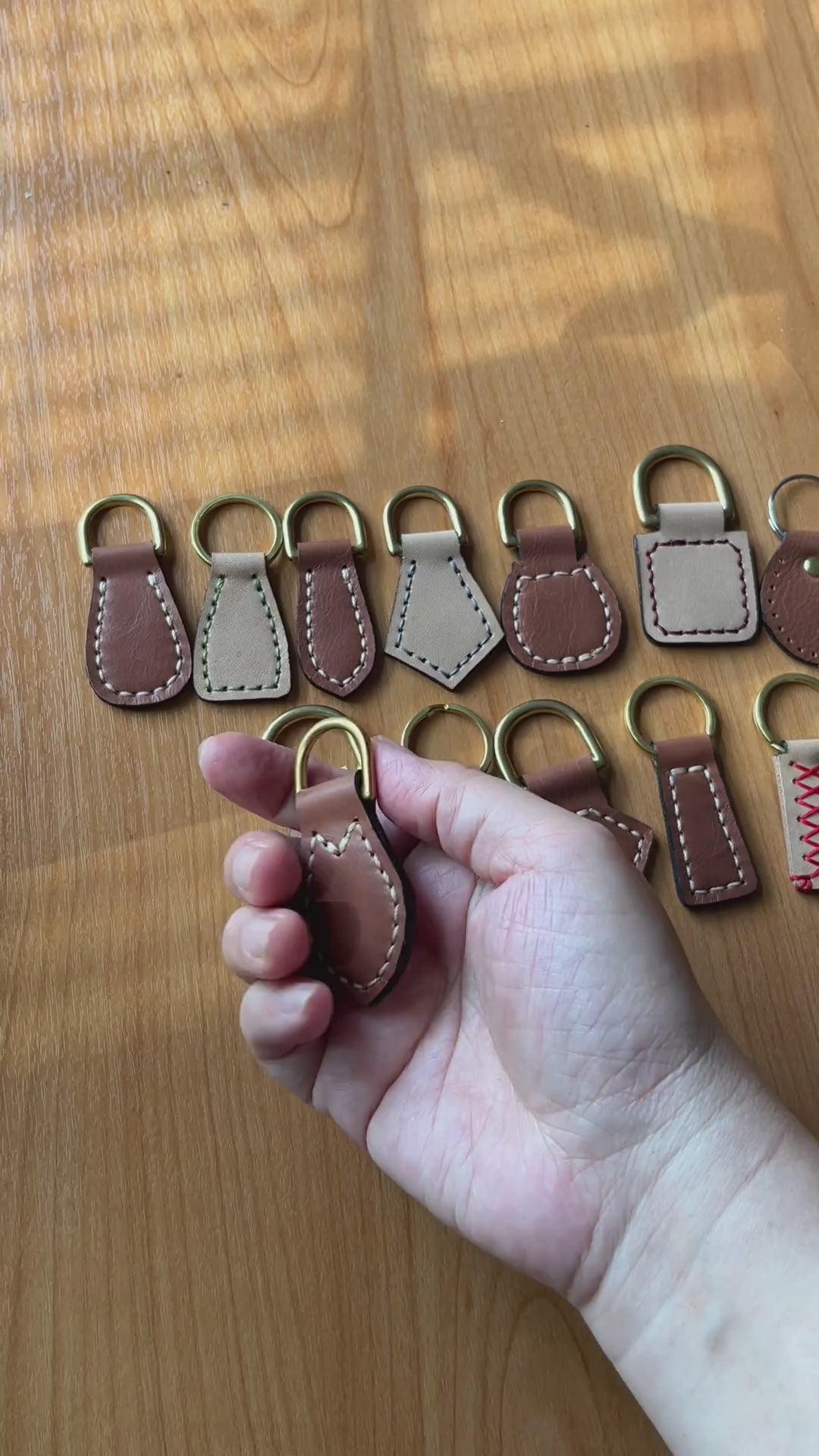 13 leather keychain patterns