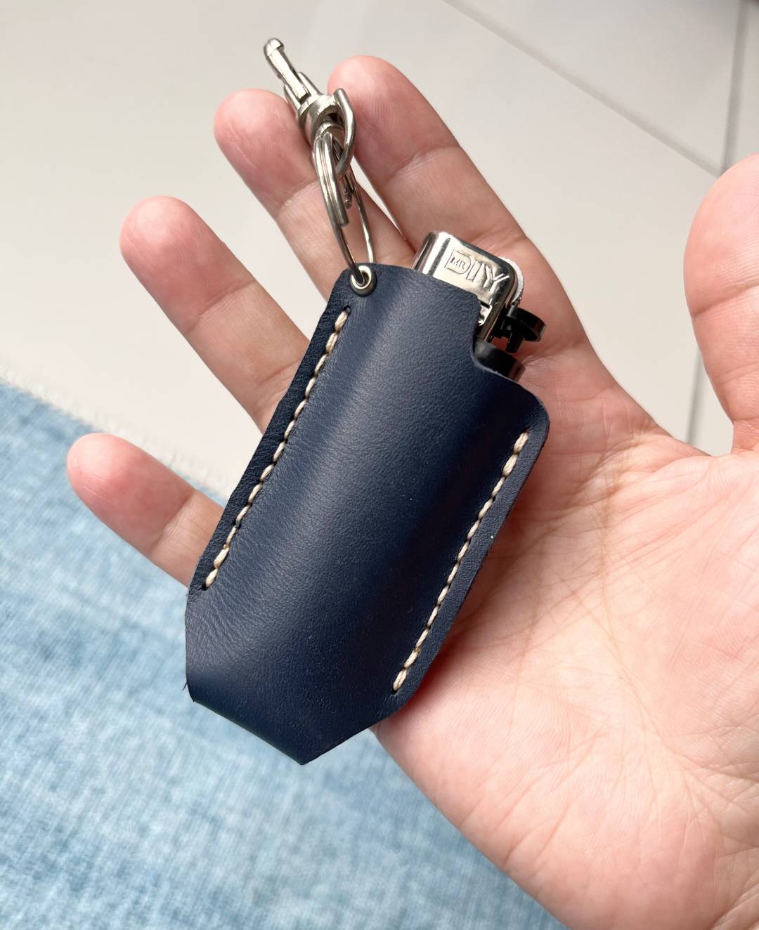 Leather Lighter Case Pattern: DIY Lighter Keychain Template (PDF, SVG, DXF) Digital Download